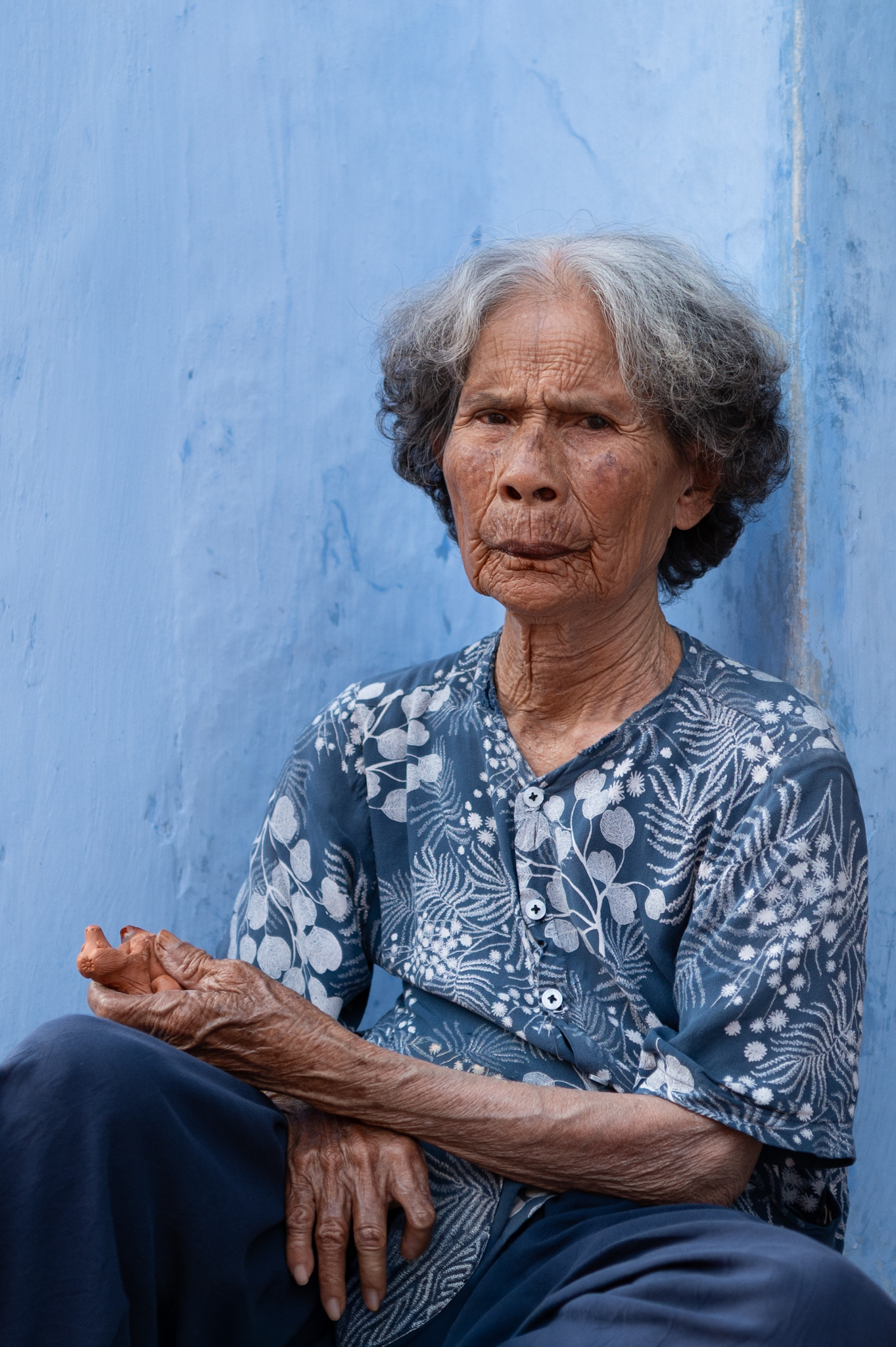 Street vendor selling ginger